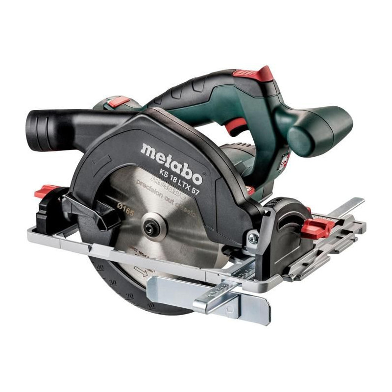 Cordless portable circular saw - METABO - KS 18 LTX 57 - 18 V - MetaBO