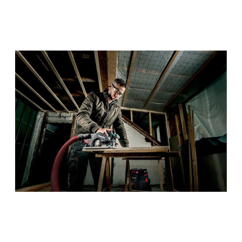 Cordless portable circular saw - METABO - KS 18 LTX 57 - 18 V - MetaBO