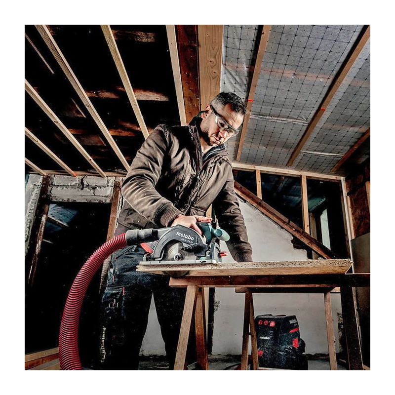 Cordless portable circular saw - METABO - KS 18 LTX 57 - 18 V - MetaBO