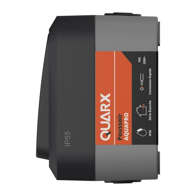 Two-way switch - QUARX - Aqua Pro - IP55, quick connection, NF complia