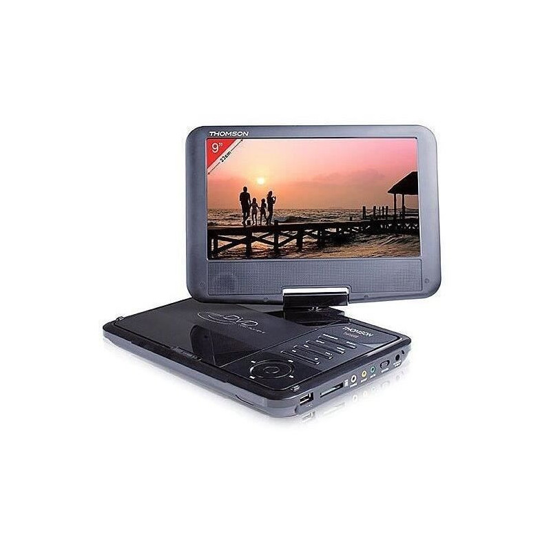 THOMSON THP359 Portable DVD Player - 9 '' Rotating Screen - USB / SD P
