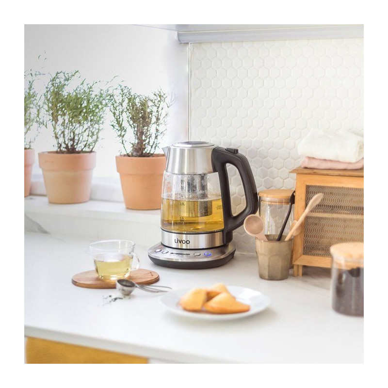 Livoo Dod165 Theiere - Electric kettle - Wireless - Gray
