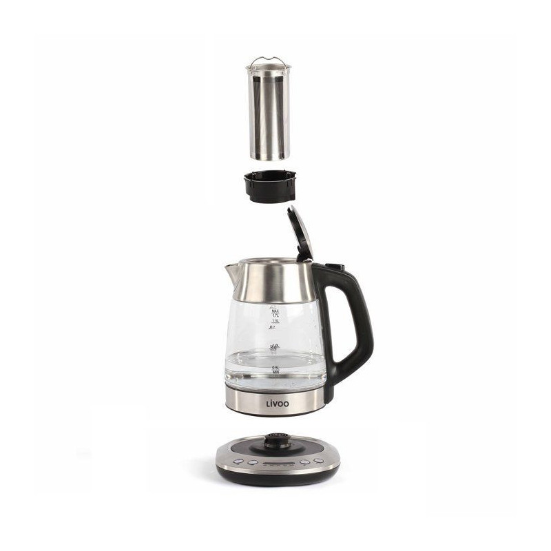 Livoo Dod165 Theiere - Electric kettle - Wireless - Gray