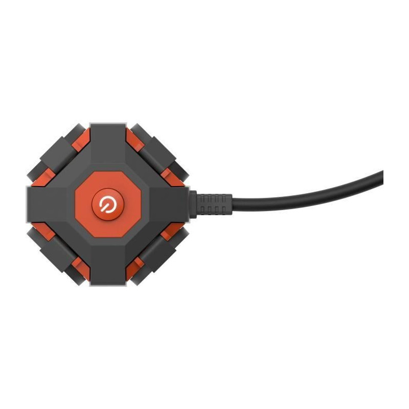 Power Globe - QUARX - IP44 - 4 sockets, switch, 3m cable