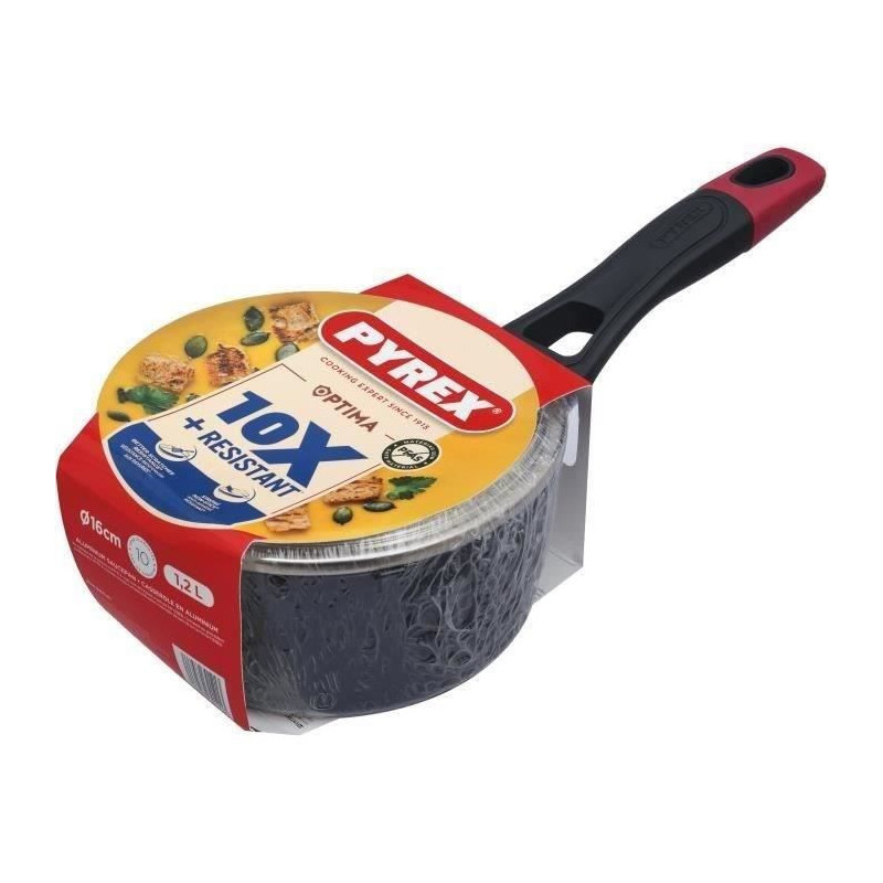 Casserole + lid - PYREX - 1455030 - Non-stick - 16 cm - PFAS-free
