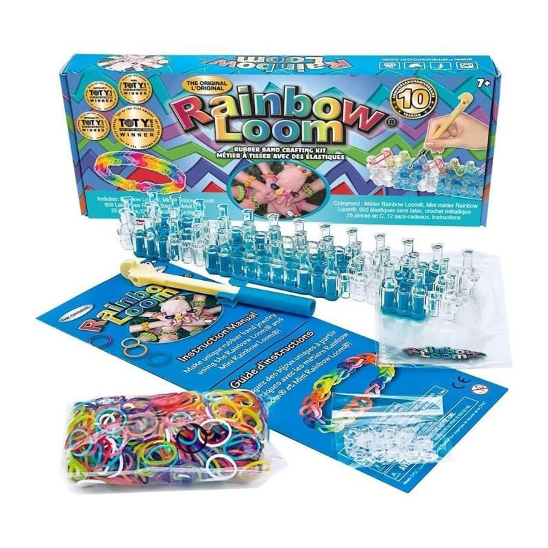 Rainbow Loom Original - Bandai - Loom with 600 elastics - CD00001