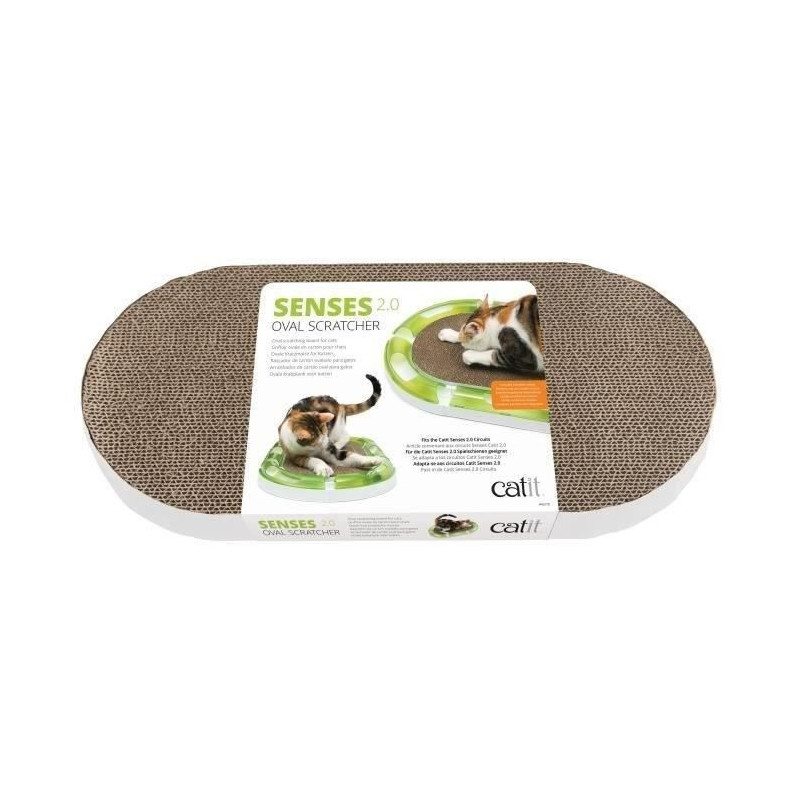 CAT IT Oval Scratcher Senses 2.0 - For Cat