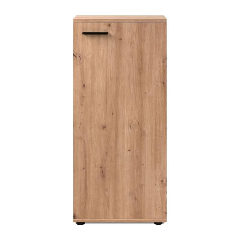 Satos shoe cabinet - Artisan oak - 100 x 110 x 34 cm - Capacity 12 pai