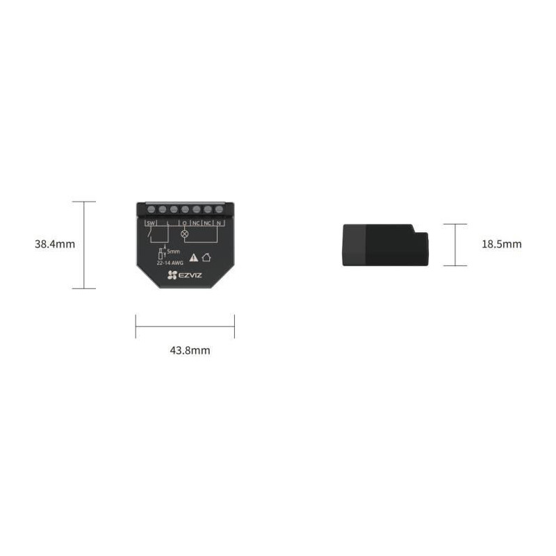 Wi-Fi Repeater - EZVIZ - T36 - Smart Control - Compatible with Google