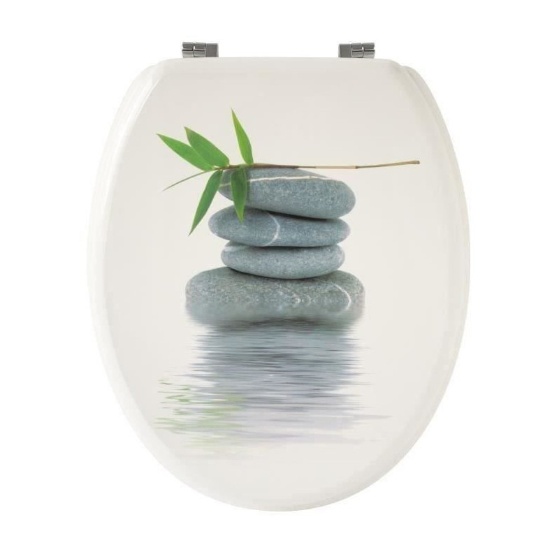 GELCO Toilet seat Gray pebbles