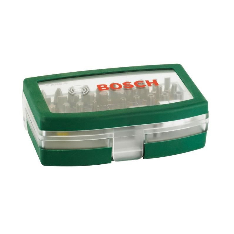 Short screwing tips with color code 31 pieces and 1 bosch bosch