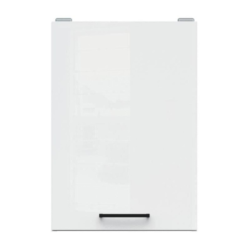 Junona High furniture 40 cm - 1 door - shiny white