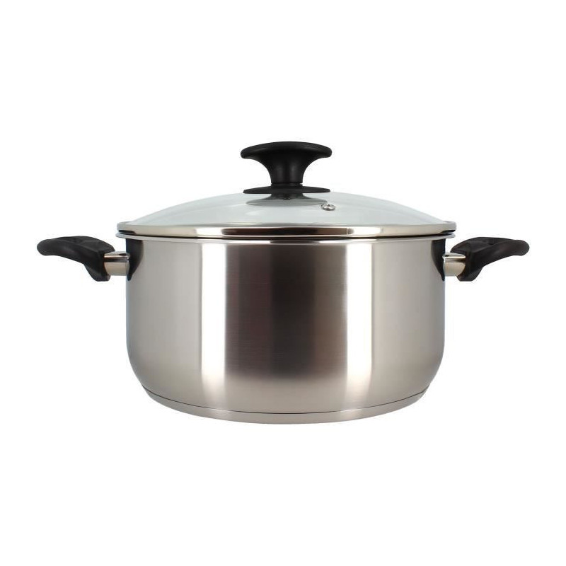 Dutch oven - MENASTYL - 6020256 - Stainless steel - 24 cm - Suitable f