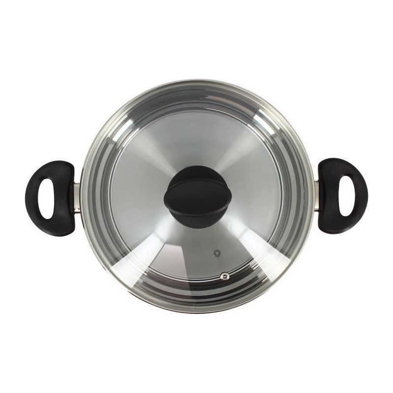 Dutch oven - MENASTYL - 6020256 - Stainless steel - 24 cm - Suitable f