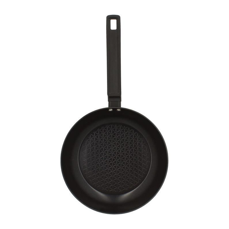 Frying pan - MENASTYL - 6020636 - Forged aluminum - 24 cm - Black - Su