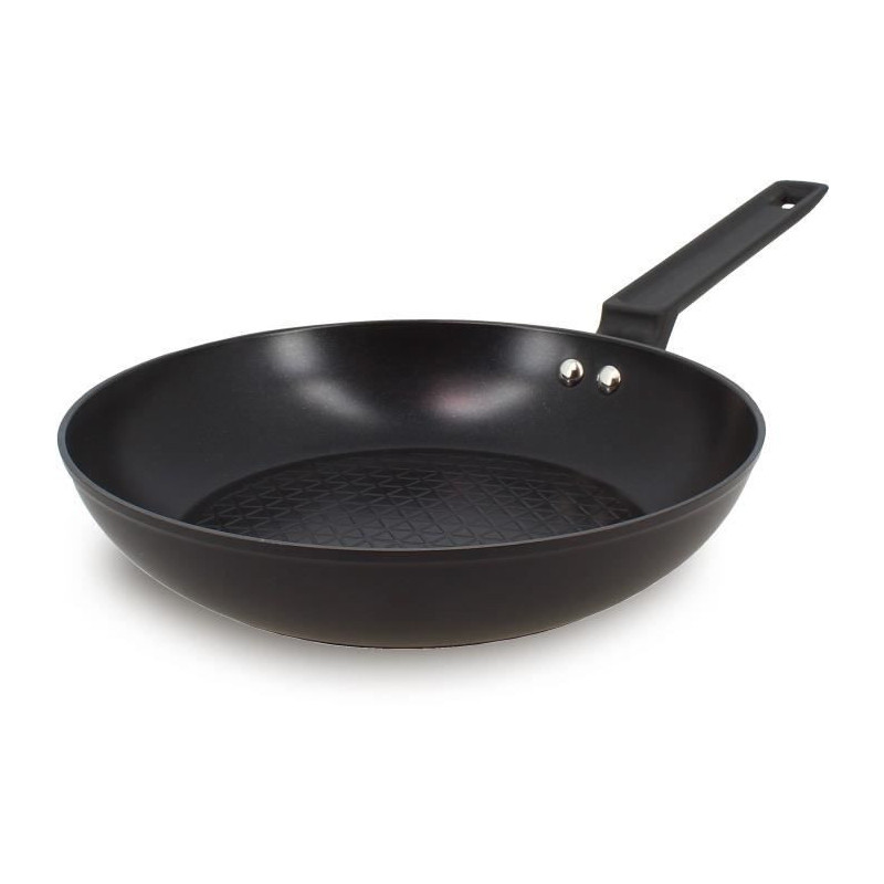 Frying pan - MENASTYL - 6020636 - Forged aluminum - 24 cm - Black - Su