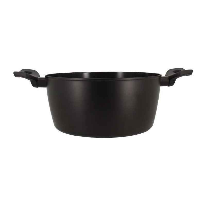 Dutch oven - MENASTYL - 6020647 - Forged aluminum - 24 cm - Black - Su