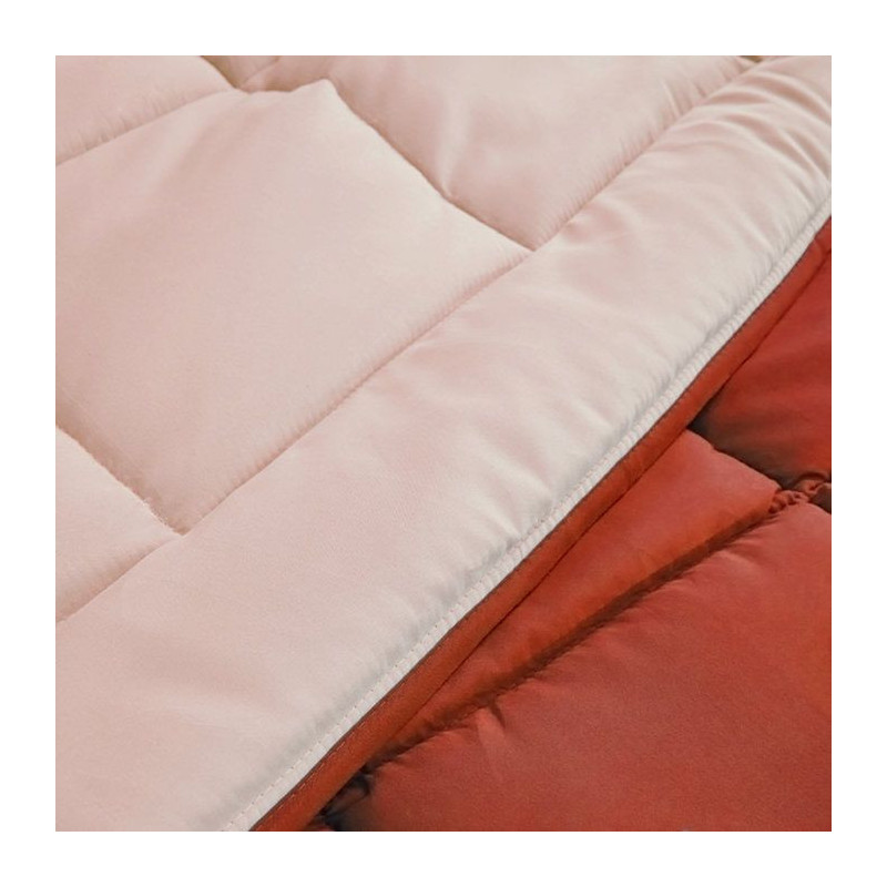 CALGARY Hot duvet microfiber 400g/m² Rande & ginger & ginger 200x200c