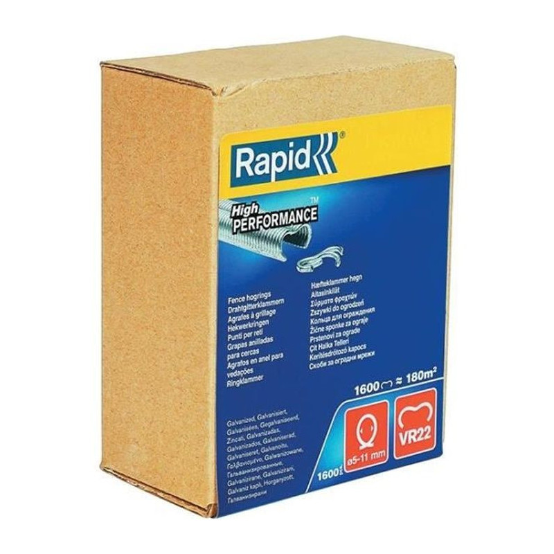 RAPID 1600 galvanized VR22 staples