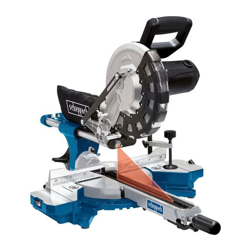 Scheppach HM254 Radial miter saw - 2000W - 50Hz - 255mm
