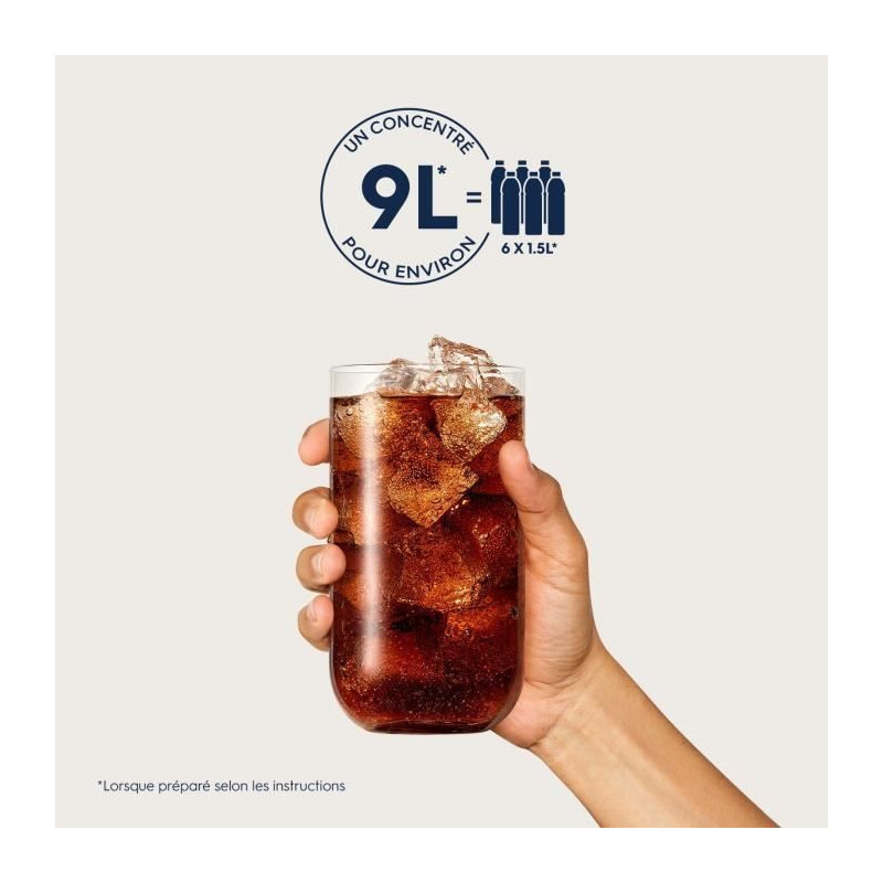 Sodastream - Pack of 6 COLA concentrates - 440ml