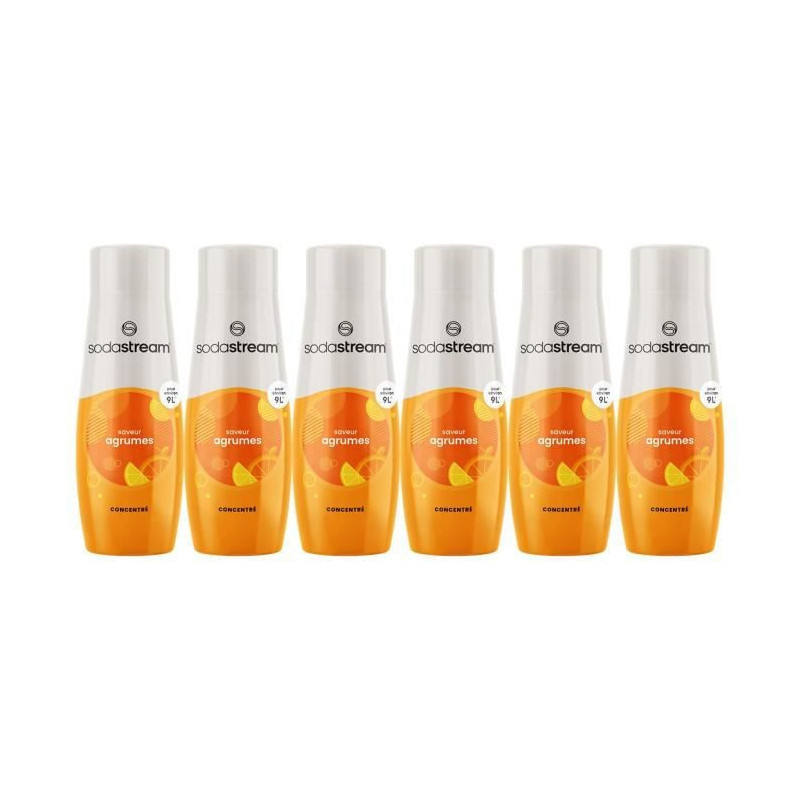 Sodastream - Pack of 6 CITRUS concentrates - 440ml