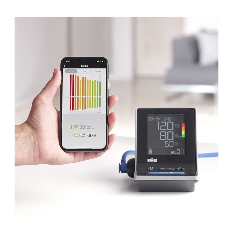 Braun Blood Pressure Monitor ExactFit™ 5 Connect Smart Blood Pressur