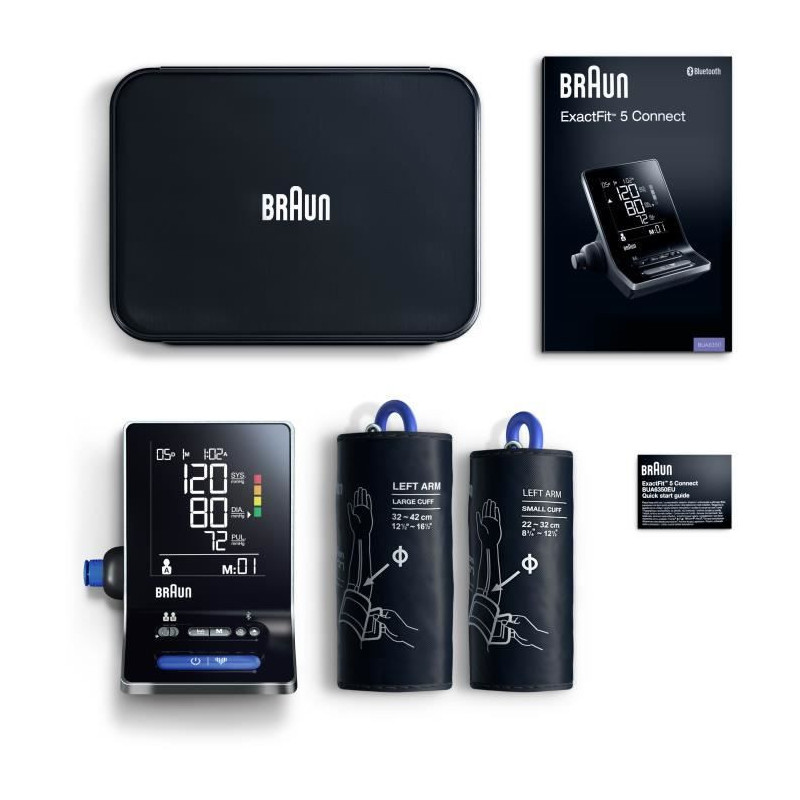 Braun Blood Pressure Monitor ExactFit™ 5 Connect Smart Blood Pressur