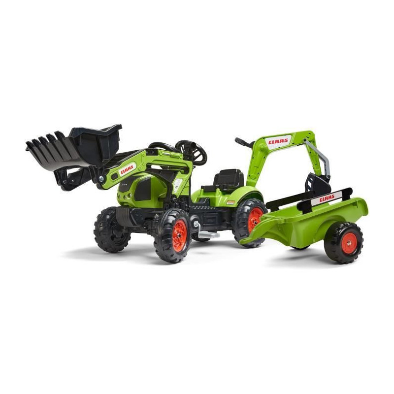 CLAAS Arion 410 Pedal Loader with Excavator