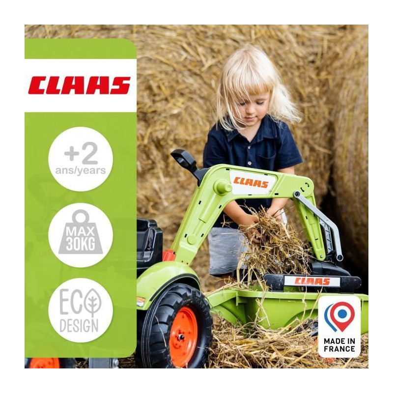 CLAAS Arion 410 Pedal Loader with Excavator