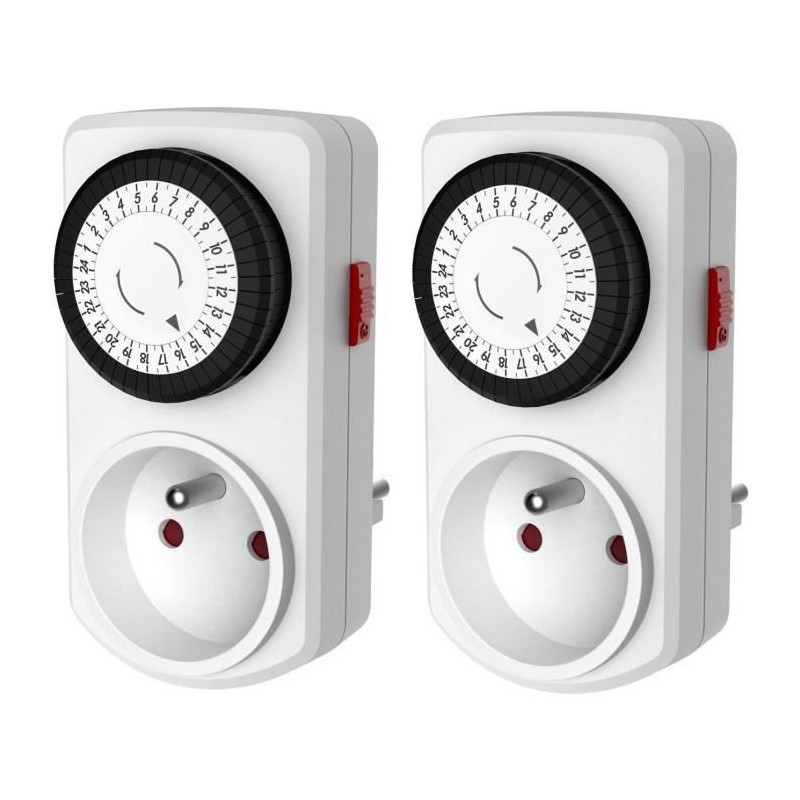 Set of 2 Mini Daily Mechanical Programmers - GAO - 3680 W - 48 program
