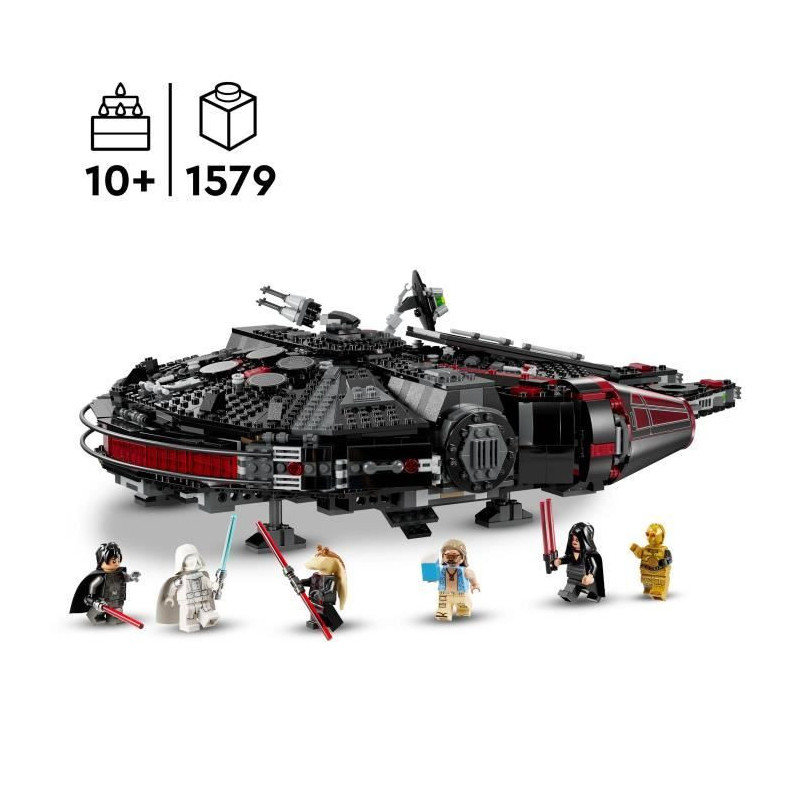 LEGO Star Wars 75389 Black Falcon - Buildable Vehicle for Kids - Gift
