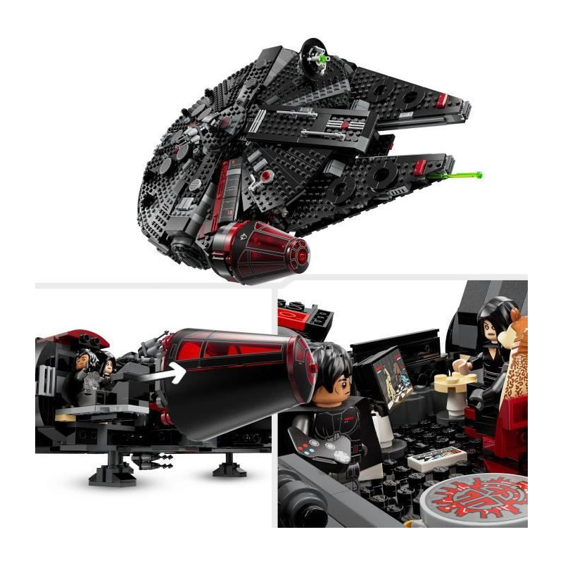 LEGO Star Wars 75389 Black Falcon - Buildable Vehicle for Kids - Gift