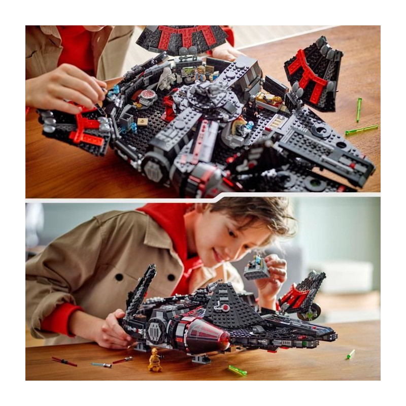 LEGO Star Wars 75389 Black Falcon - Buildable Vehicle for Kids - Gift