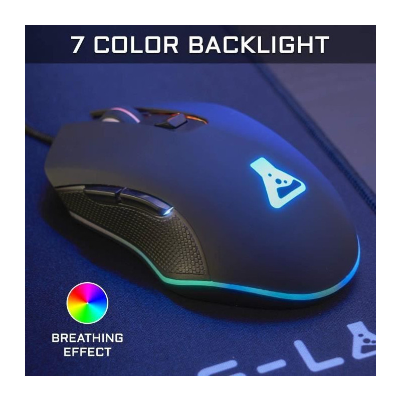 THE G-LAB KULT HELIUM Mouse 2400 DPI - Backlit