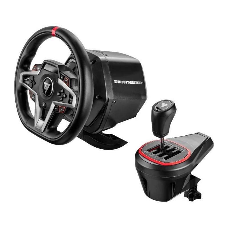 Gear lever - THRUSTMASTER TH8S Black and Red