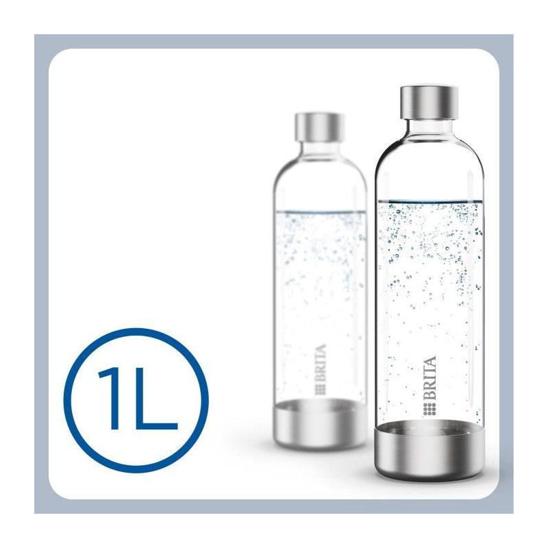 Pack of 2 BRITA PET bottles - sodaONE - 1L