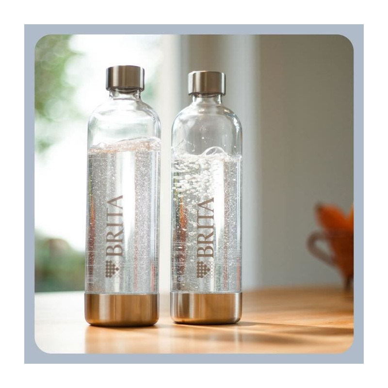 Pack of 2 BRITA PET bottles - sodaONE - 1L