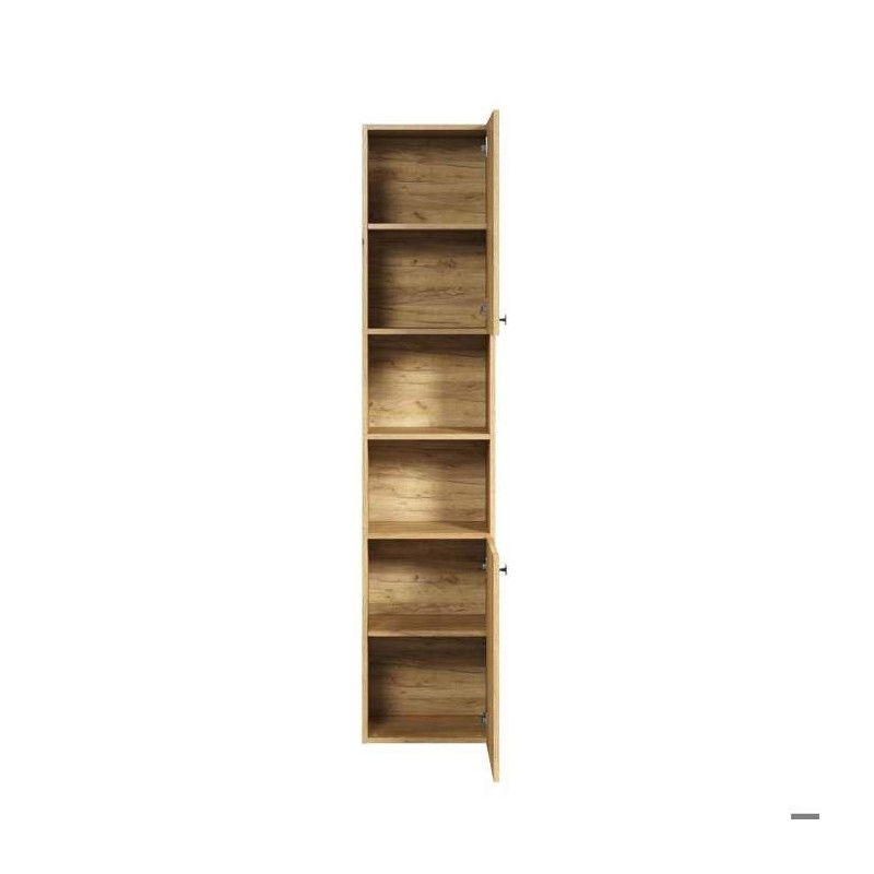 Bathroom column - Oak decor - L40 x H186 x D31cm - PURE BLISS
