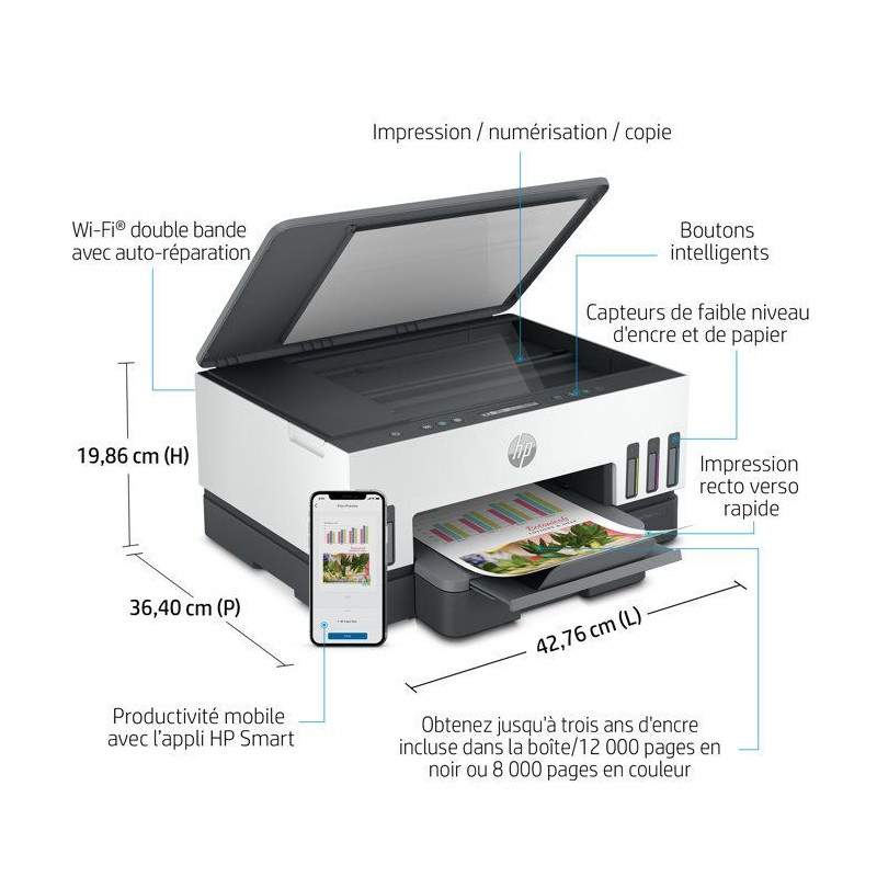 HP Smart Tank 7005 Color Ink Tank All-in-One Printer