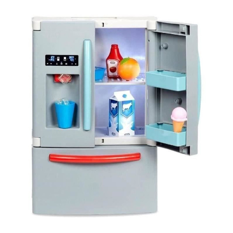 Little Tikes - My 1st Fridge - Pretend Play - Realistic Ice Cube Dispe