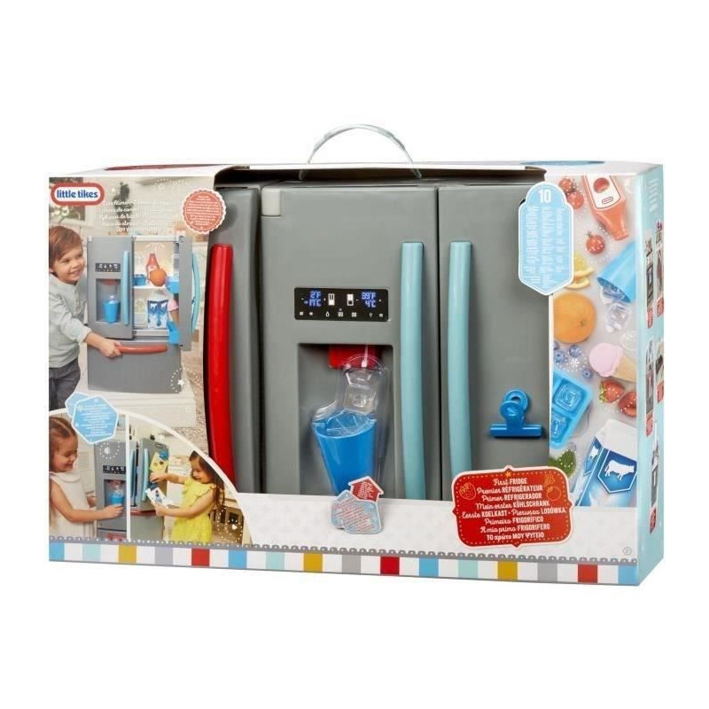 Little Tikes - My 1st Fridge - Pretend Play - Realistic Ice Cube Dispe