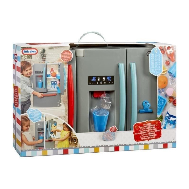 Little Tikes - My 1st Fridge - Pretend Play - Realistic Ice Cube Dispe