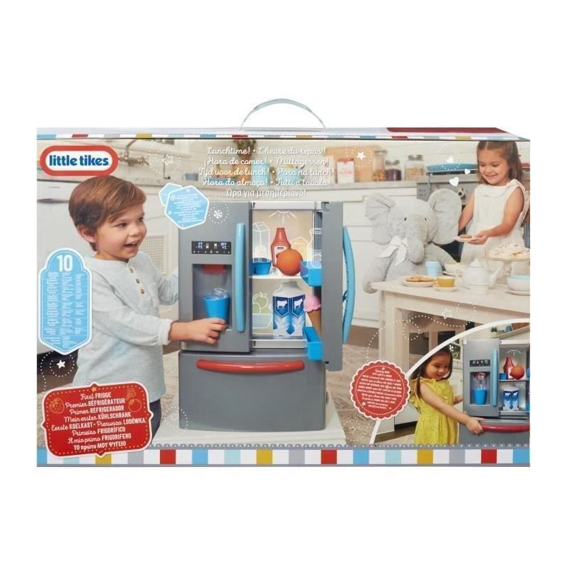 Little Tikes - My 1st Fridge - Pretend Play - Realistic Ice Cube Dispe
