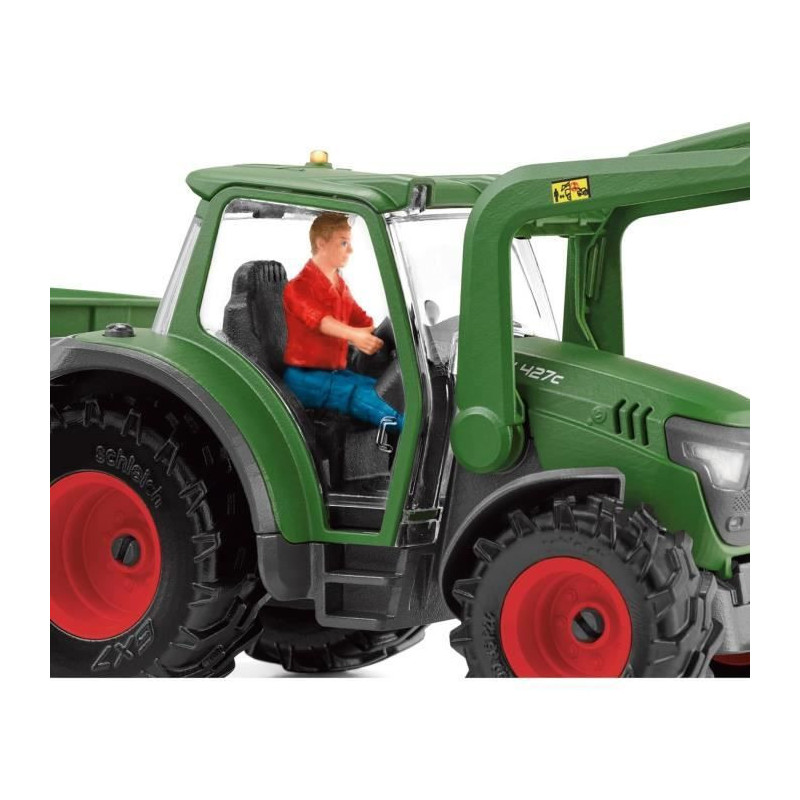 SCHLEICH - Tractor with trailer - 42608 - Farm World range