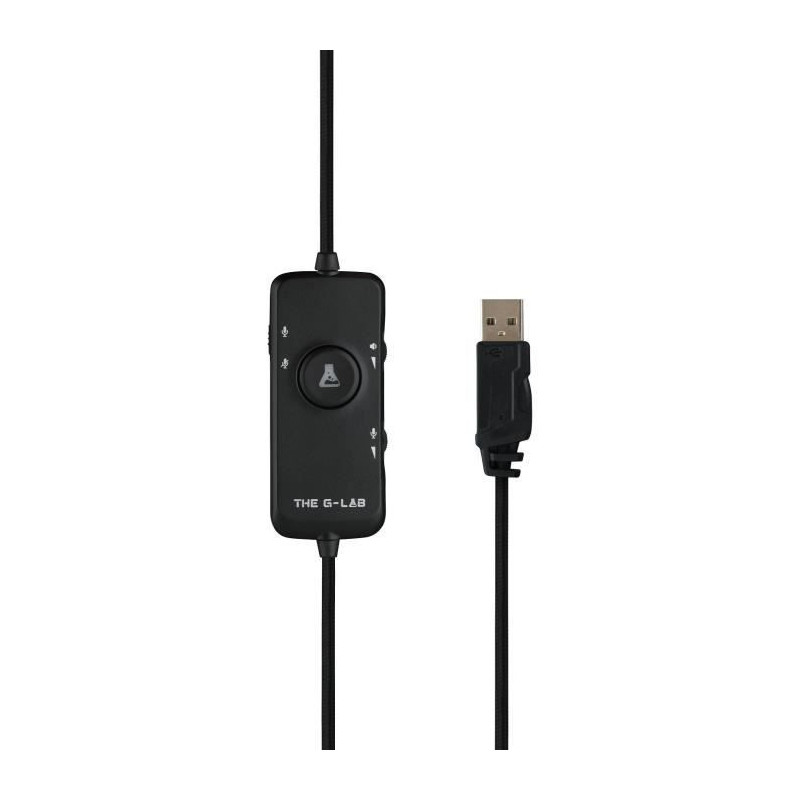 THE G-LAB Korp Thallium Headset with Mic Gaming - 7.1 Digital Sound -