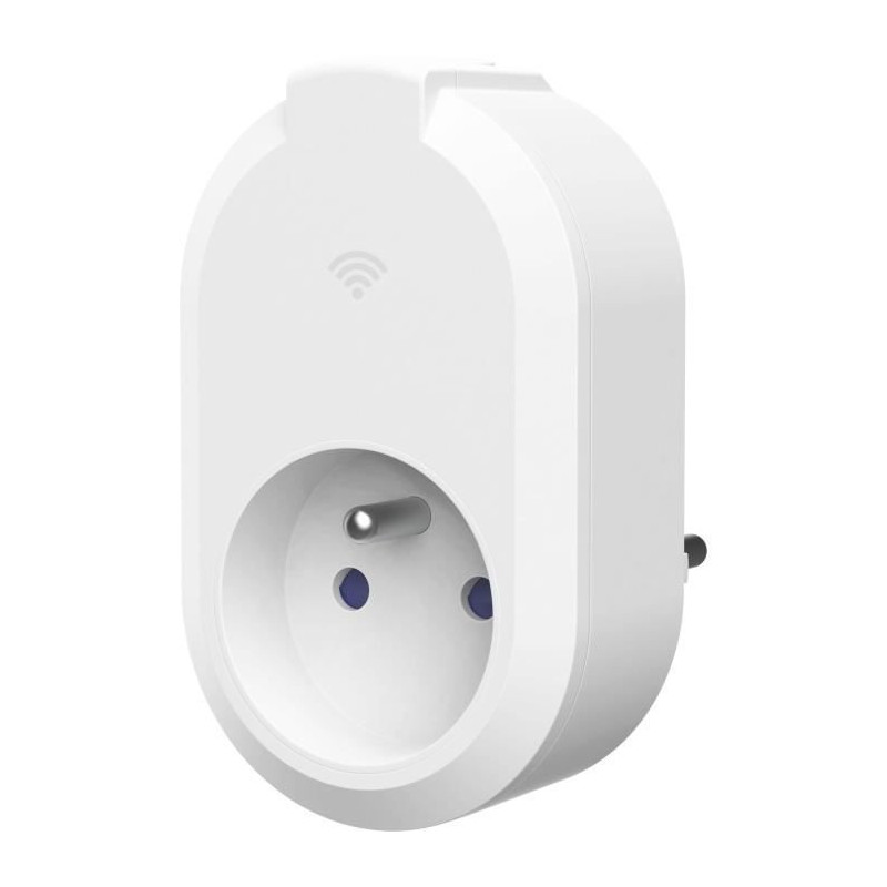Set of 2 connected sockets - LINK2HOME - 230 V - White