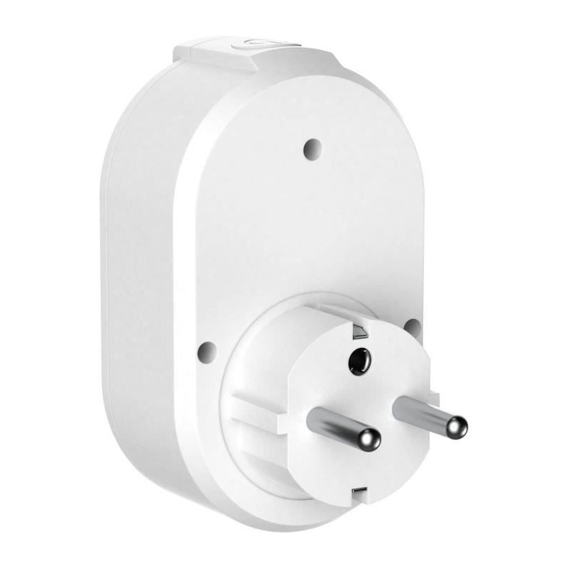 Set of 2 connected sockets - LINK2HOME - 230 V - White
