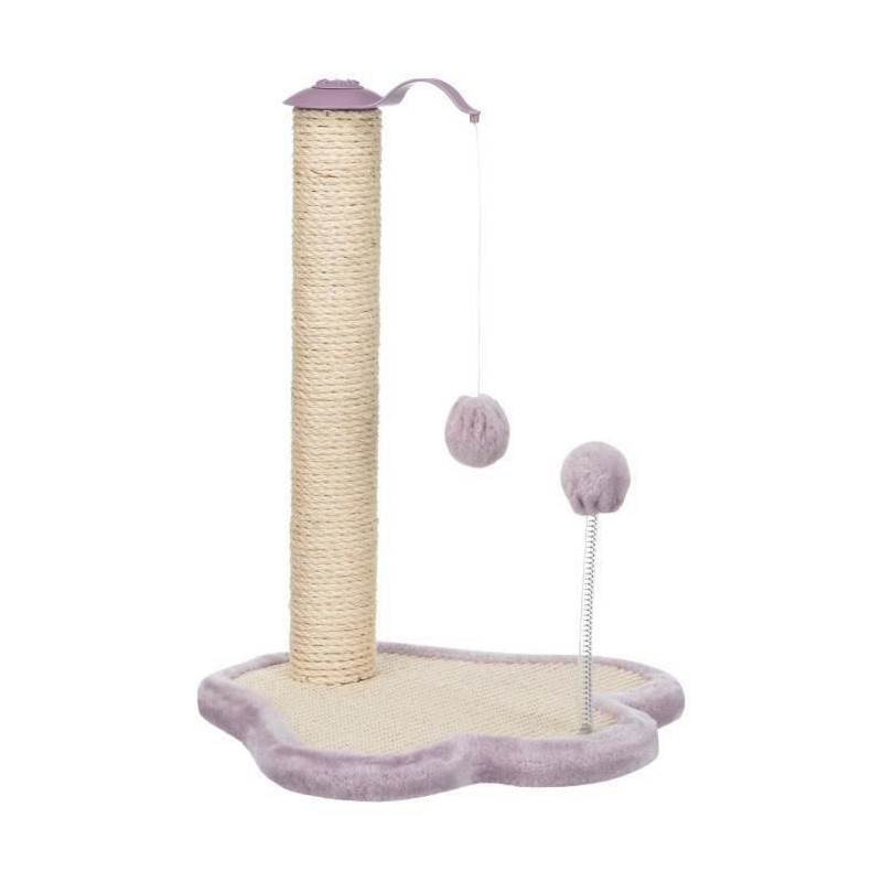 TRIXIE Junior scratching post - With post - 50 cm - Natural and mauve
