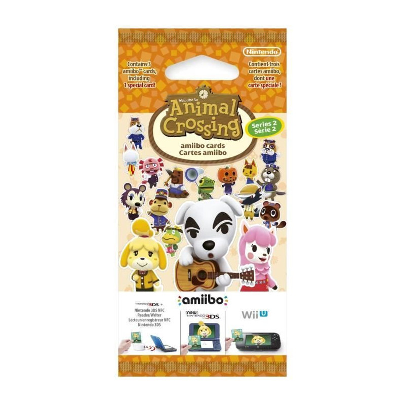 Animal Crossing Cards Series 2 (pack of 3 cards - 1 special + 2 normal